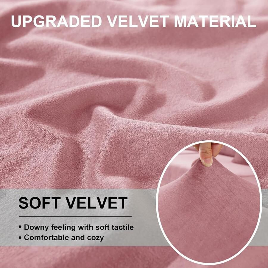 Stretch Bankhoes Universele Sofa Kussenhoes Elastische Sofa Zitkussen Hoezen Bankovertrek Antislip Sofahoezen Meubelbeschermer(1 Zit*2 Roze)