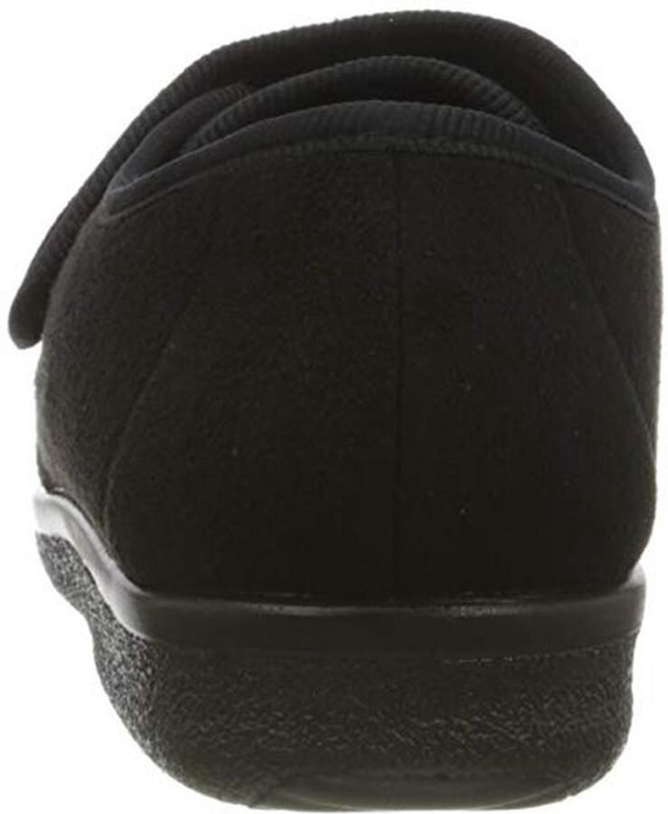 Stretch Velour Slippers Anthraciet