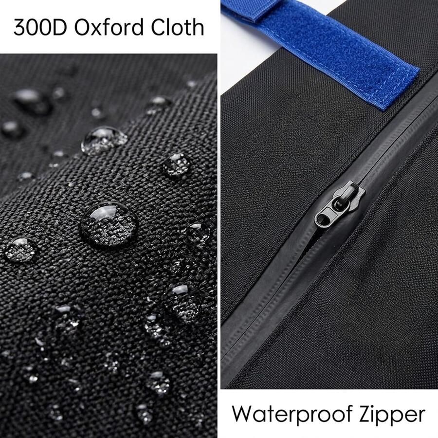 Stuurbeschermhoes voor e-bike 91 x transportbescherming van 300D Oxford met waterdichte ritssluiting en klittenbandsluiting stuurbescherming e-bike voor transport parkeren outdoor en