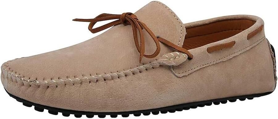Suede Leder Mocassins Comfortabel Bootschoenen Vrijetijds Loafer Slippers