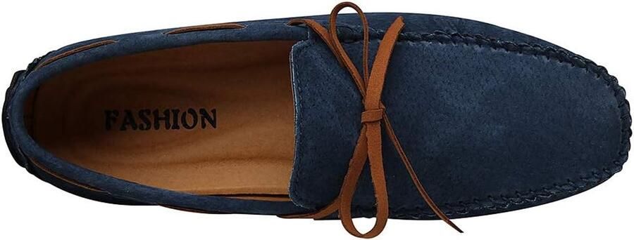 Suede Leder Mocassins Comfortabel Bootschoenen Vrijetijds Loafer Slippers