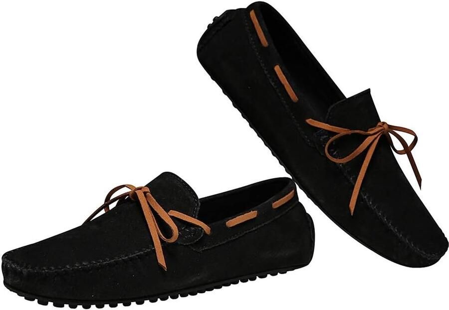 Suede Leder Mocassins Comfortabel Bootschoenen Vrijetijds Loafer Slippers