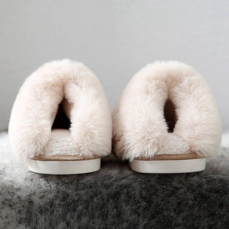 Merkloos Sans marque Suède Pantoffels - Foto 4