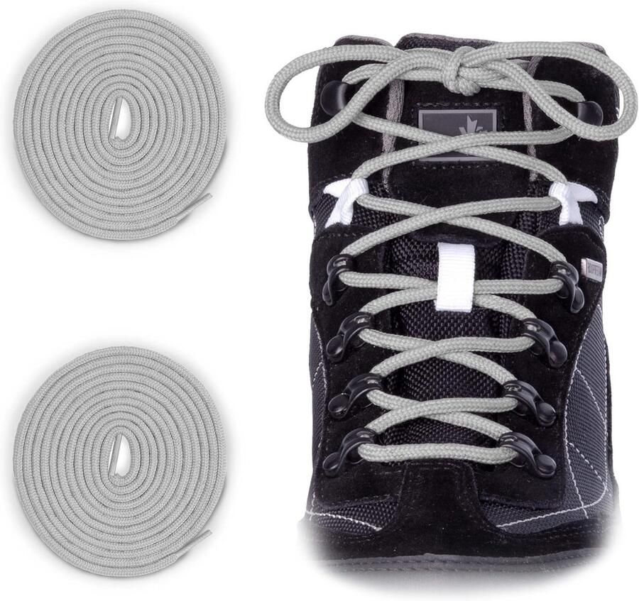 SULPO 2 paar trekking-veters sterke robuuste veters voor trekkingschoenen wandelschoenen outdoorschoenen werkschoenen schoenveters veters