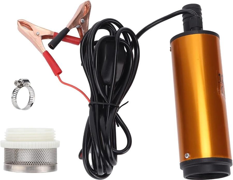 Sump Pumps Elektrische onderwaterpomp Draagbare mini 12V 51mm D L Min voor kerosine en water