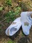 SUPER CONFI WITTE SNEAKERS MET CHAMPAGNE GOUDKLEUR STREPEN - Thumbnail 1