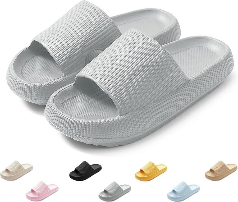 Super Zachte Comfortabele Slippers voor Binnen en Buiten met Antislip Zool