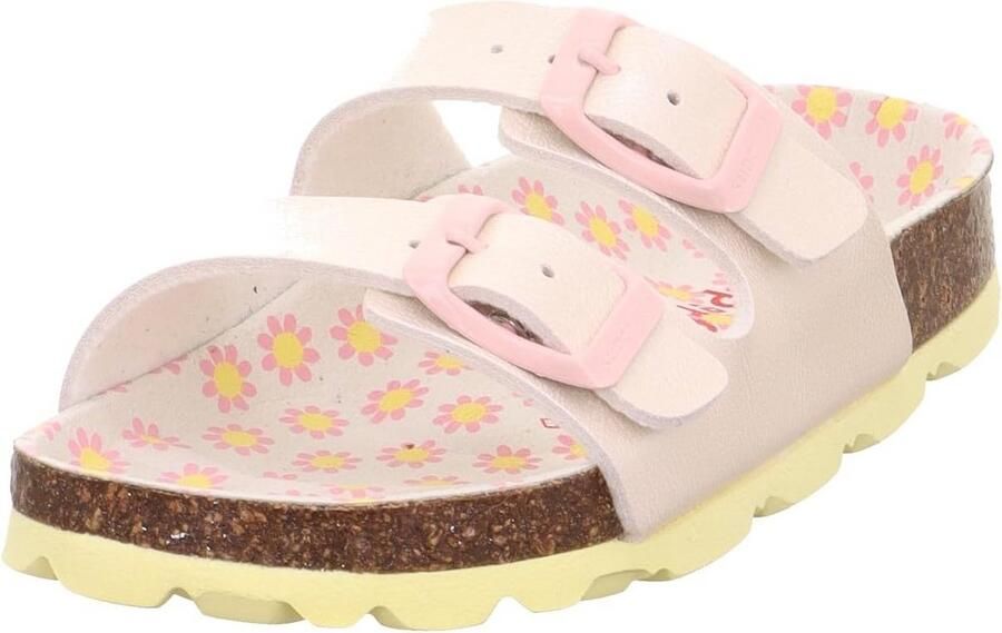 Superfit Meisjes Slippers Fussbet Muiltjes Klompjes Comfortabel Draagcomfort voor Dagelijks Gebruik