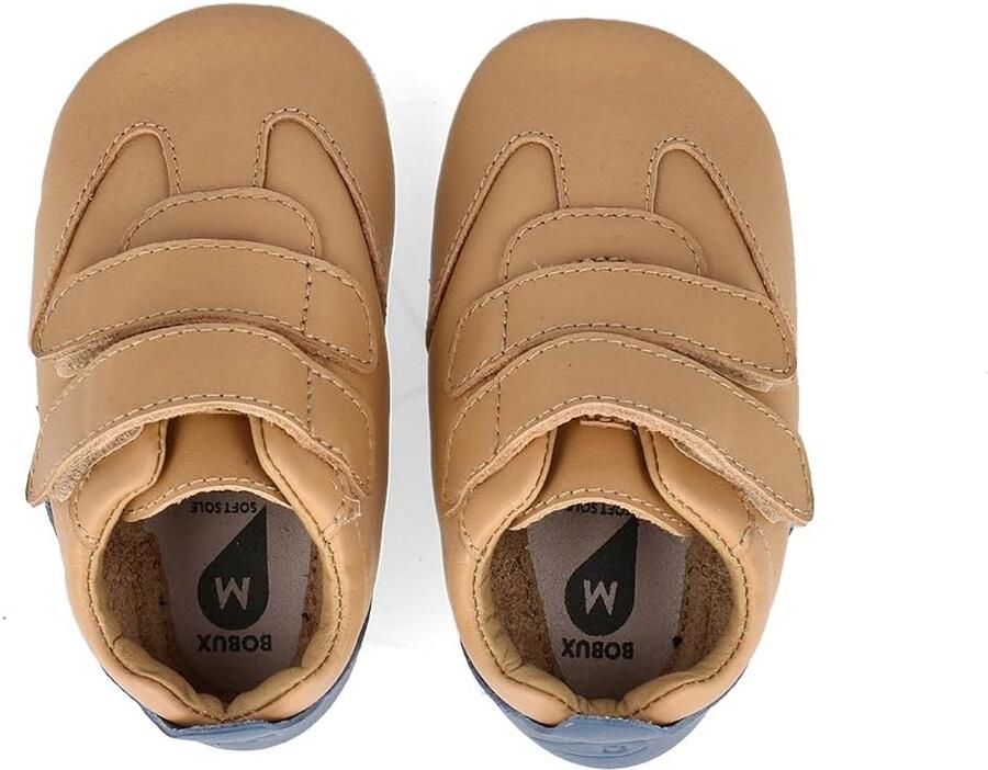 Zachte Zool Sneakers voor Baby's en Peuters met Dubbele Klittenbandsluiting