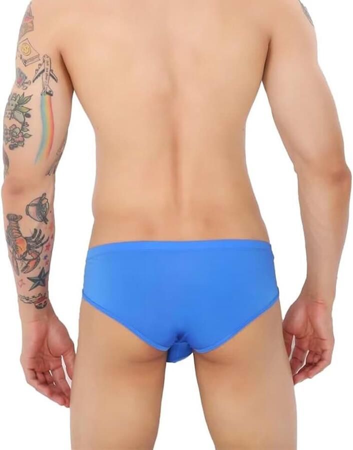 Superthin mannen sexy bulge zakje ijs zijde slip ondergoed hot heren lage taille bikini slipje