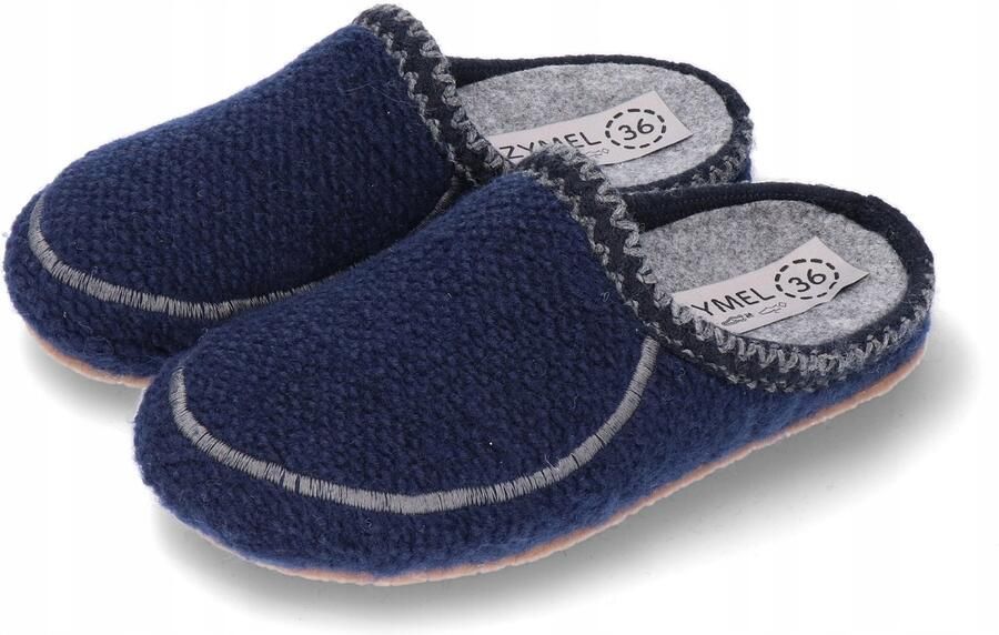 Szymel Dames Pantoffels Handgemaakt Wol Antislip Zool