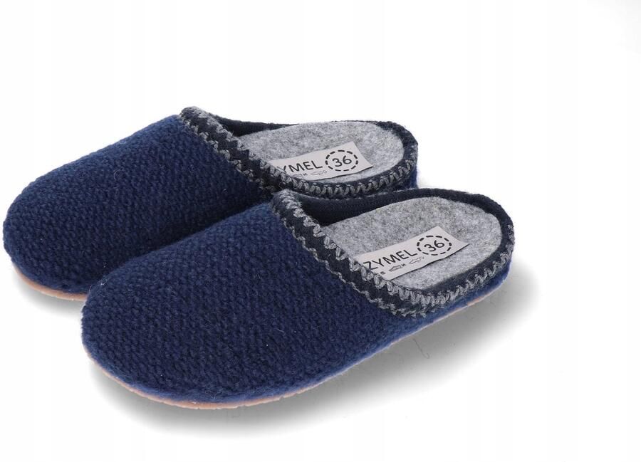 Szymel Dames Pantoffels Handgemaakt Wol Antislip Zool