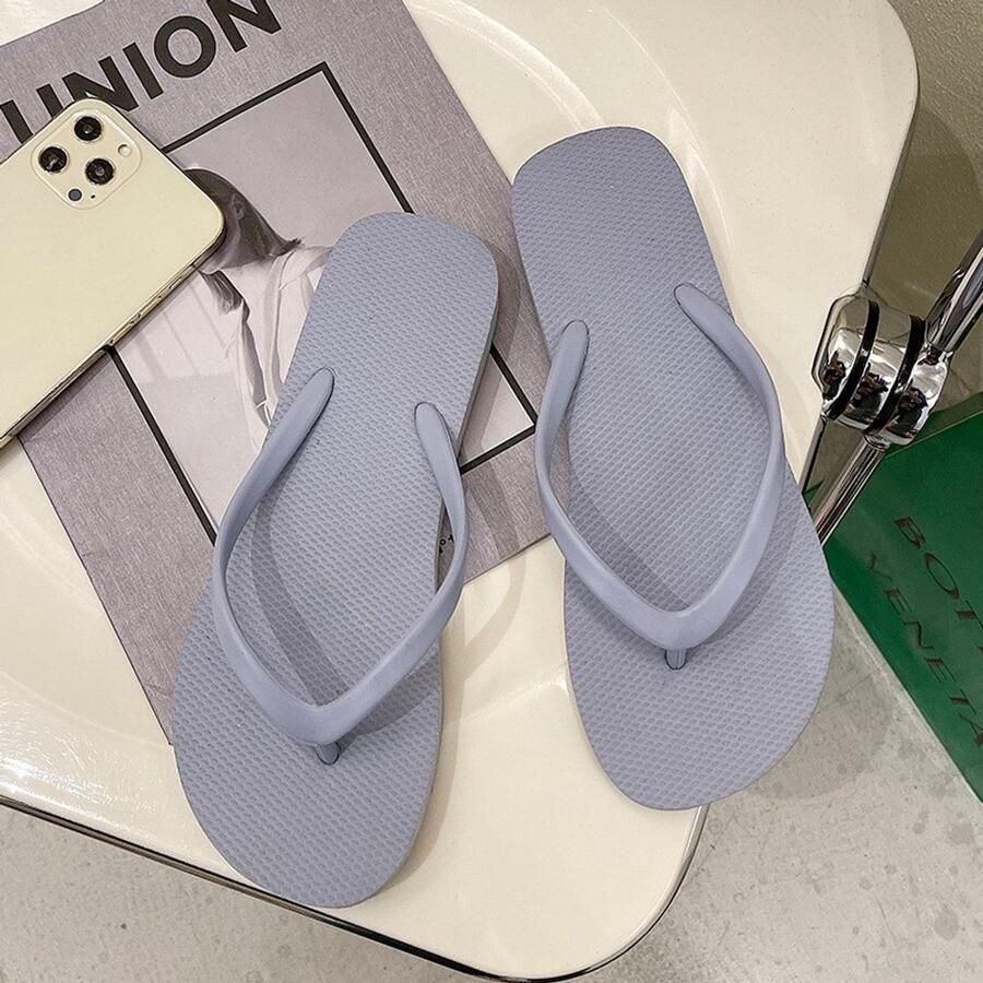 Tabi teenslippers met gesplitste teen voor en sneldrogende sportieve sandalen voor strand zwem douchen en de sportschool nevelblauw S 35