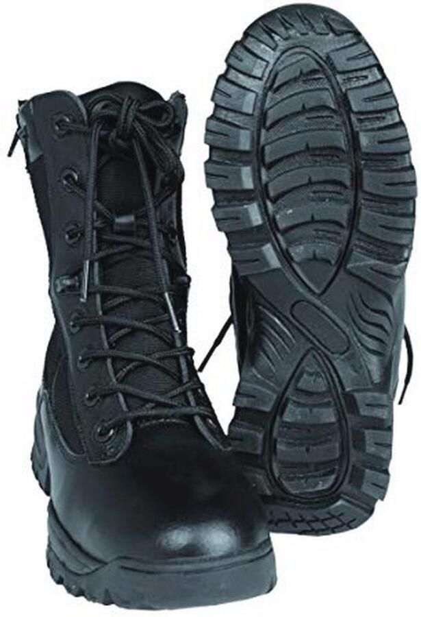 Tactical Boot voor Volwassenen met YKK Rits Robuuste Wandelschoenen voor Zware Condities
