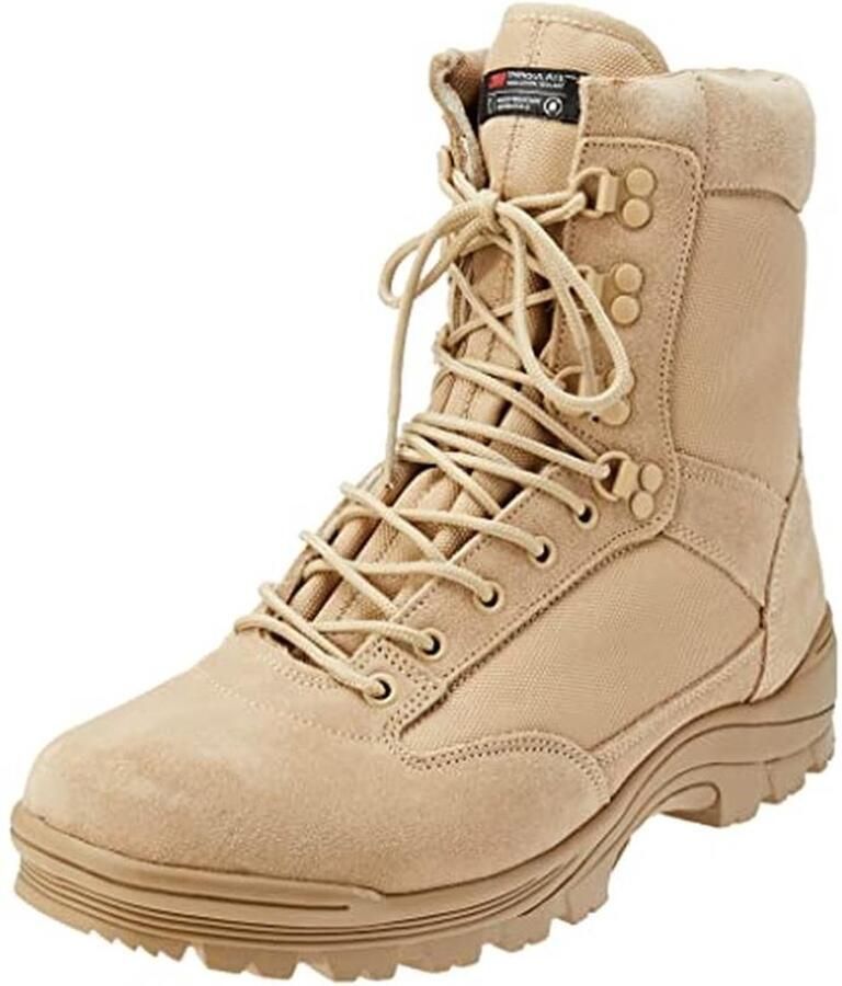 Tactical Boots voor Heren met Rits Kaki