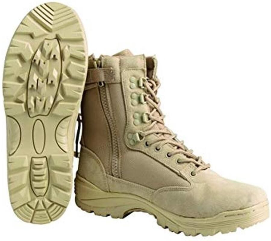 Tactical Combatboots met Zijklep-ritssluiting voor Heren