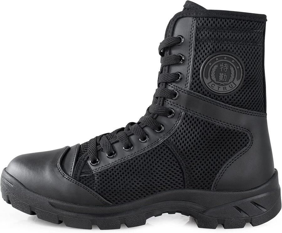 Tactische Gevechtslaarzen Heren Lichtgewicht Kogelvrije Leger Stevige Schoen met Rits