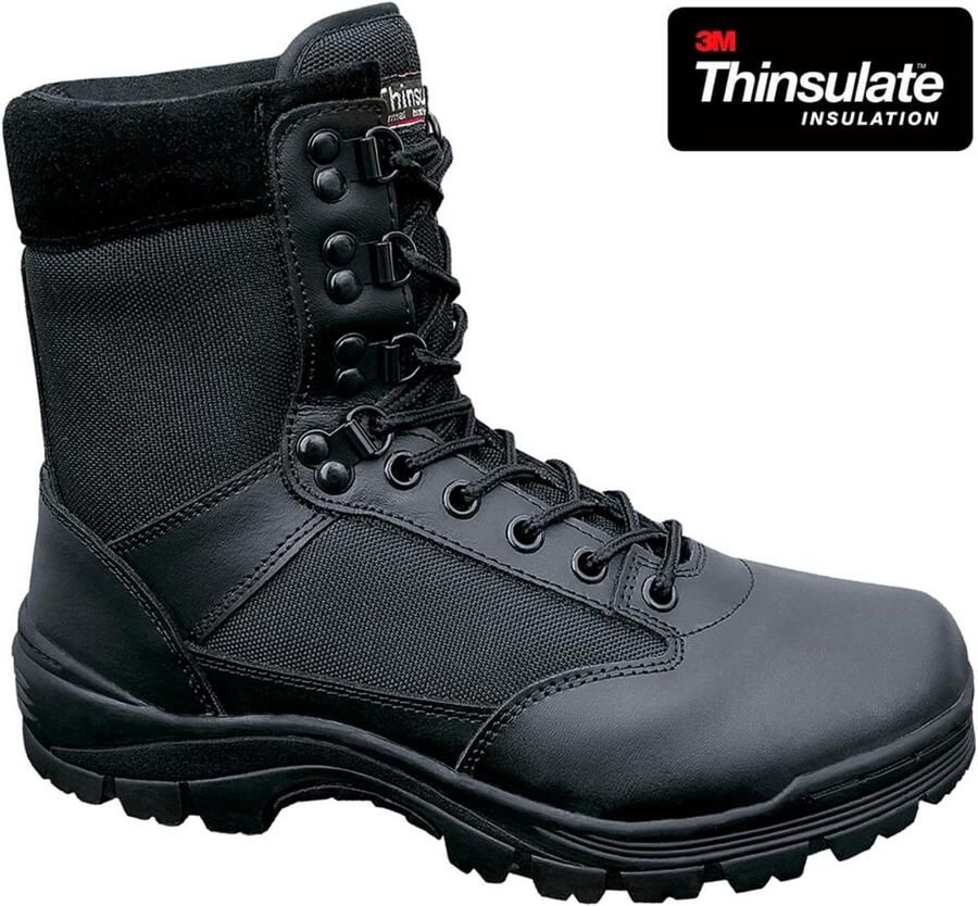 Tactische heren laarzen met 9 ogen Militaire stijl hoge laarzen