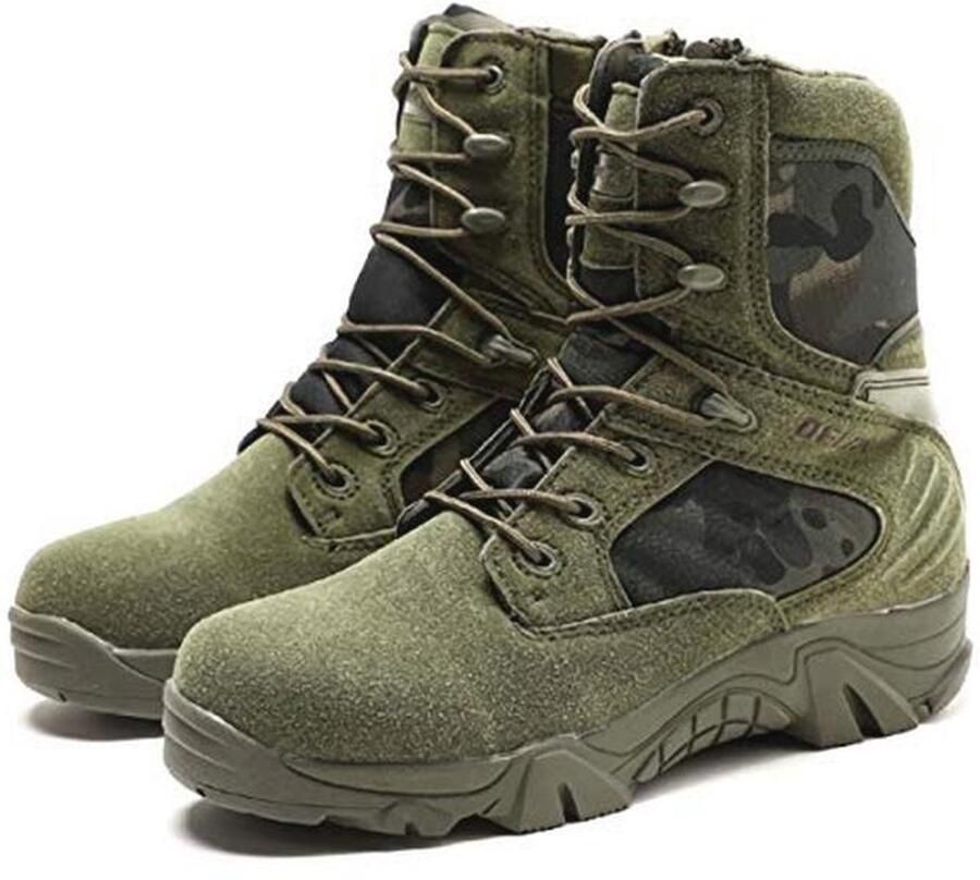 Tactische Laarzen voor Heren 8 Inch Militair Werk met Zijrits