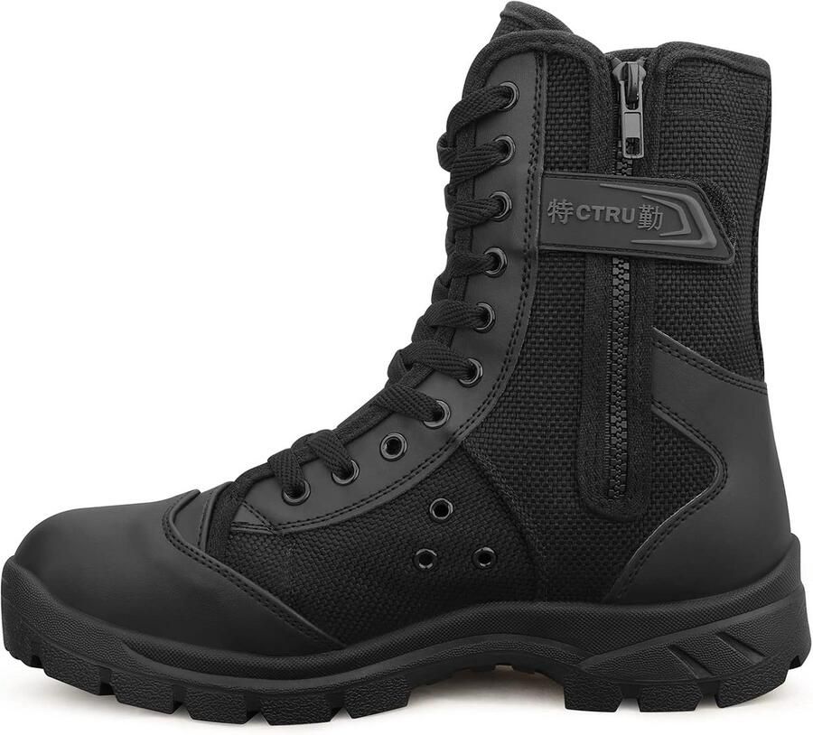 Tactische Veldlaarzen Mannen Lichtgewicht Gevechtsondersteuning Laarzen met Rits