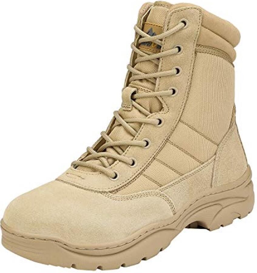 Tactische Werklaarzen voor Heren Leren Gevechtslaarzen voor Motorfiets en Outdoor