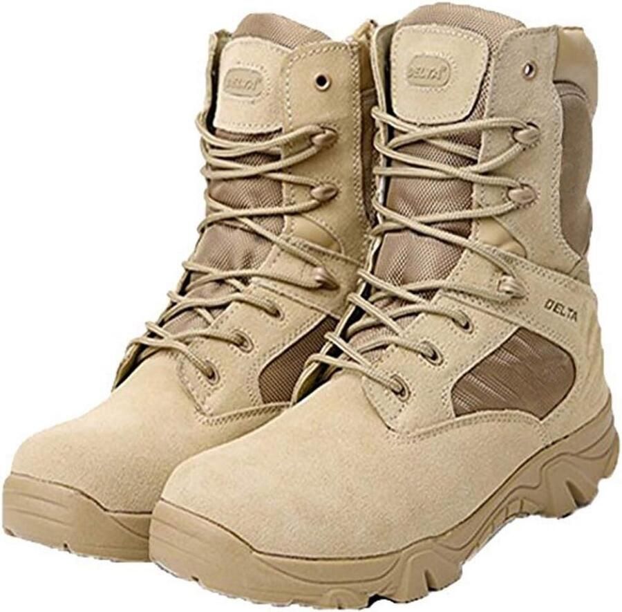 Tactische Werklaarzen voor Heren met Zijrits Militaire Stijl