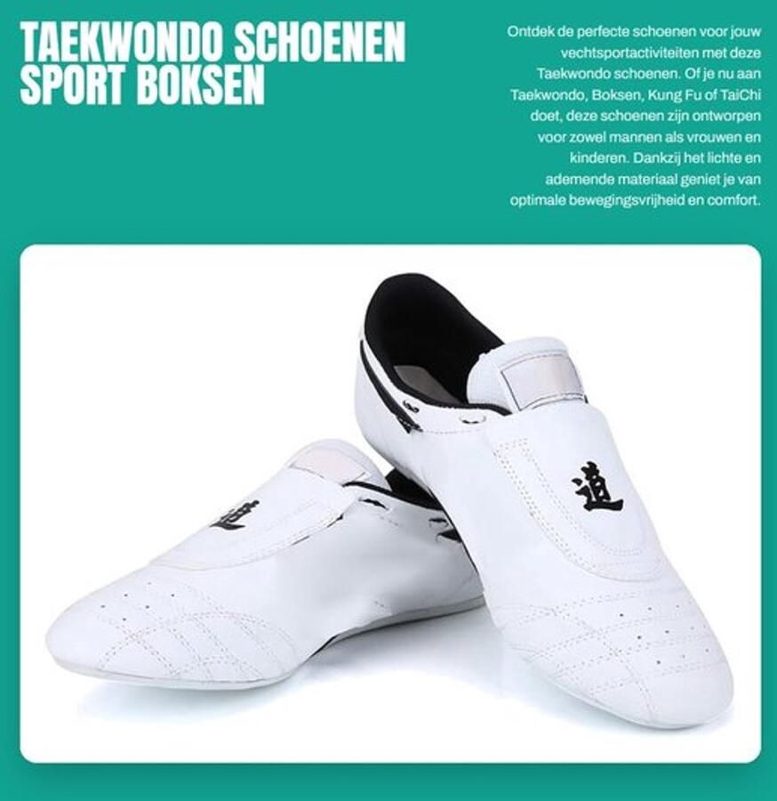 Taekwondo Schoenen Lichtgewicht Antislip Boksschoenen Ade d Kung Fu Opbergtas Comfortabele Draagervaring Rubber Zolen Vechtschoenen