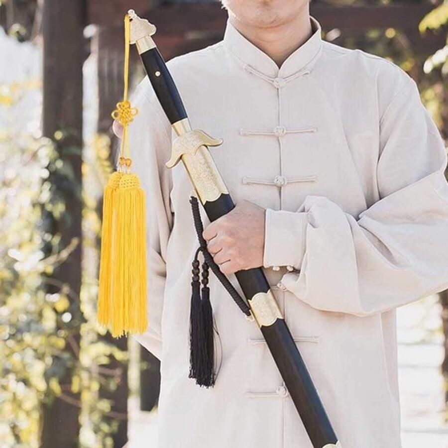 Tai Chi Zwaard Korte Zwaardkwast IJszijde Kung Fu Accessoire Taiji Zwaard Geschikt voor Oefening