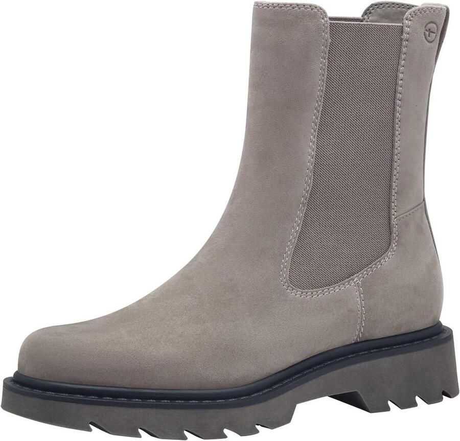 Tamaris Dames Chelsea Laarsjes met Leer en TOUCH-IT Comfort