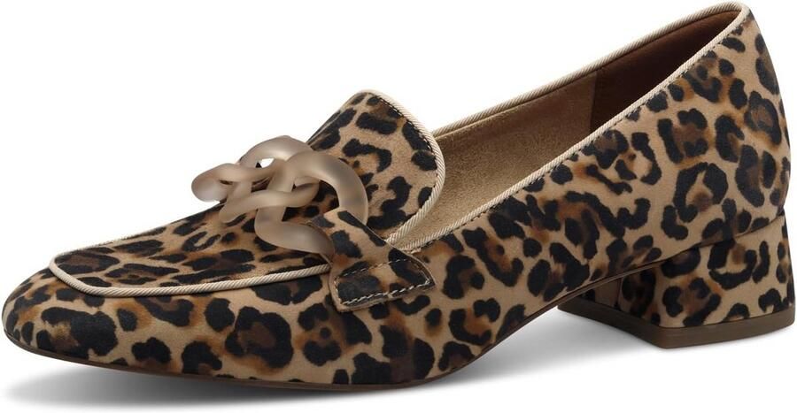 Tamaris Dames Instapschoen Wit Comfortabele Leren Damesschoenen