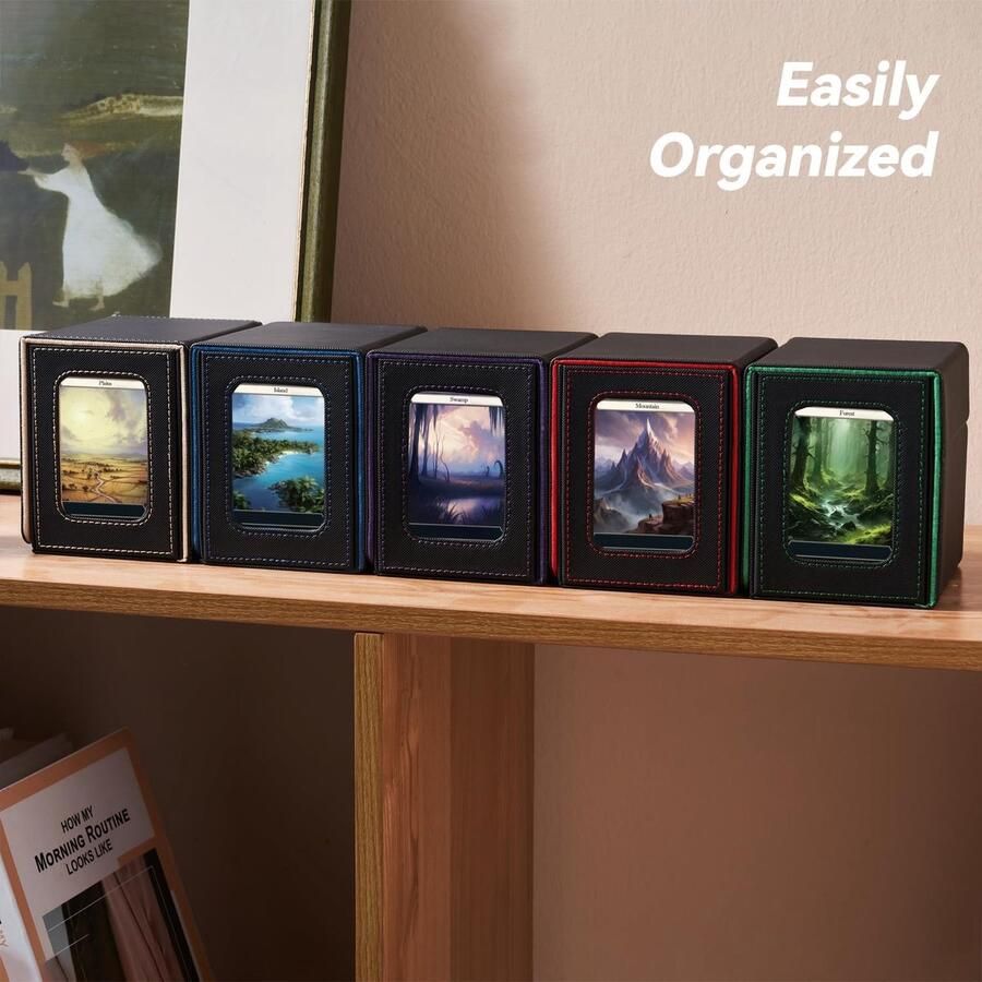Tech Card Deck Box voor Mtg Commander gepatenteerd ontwerp