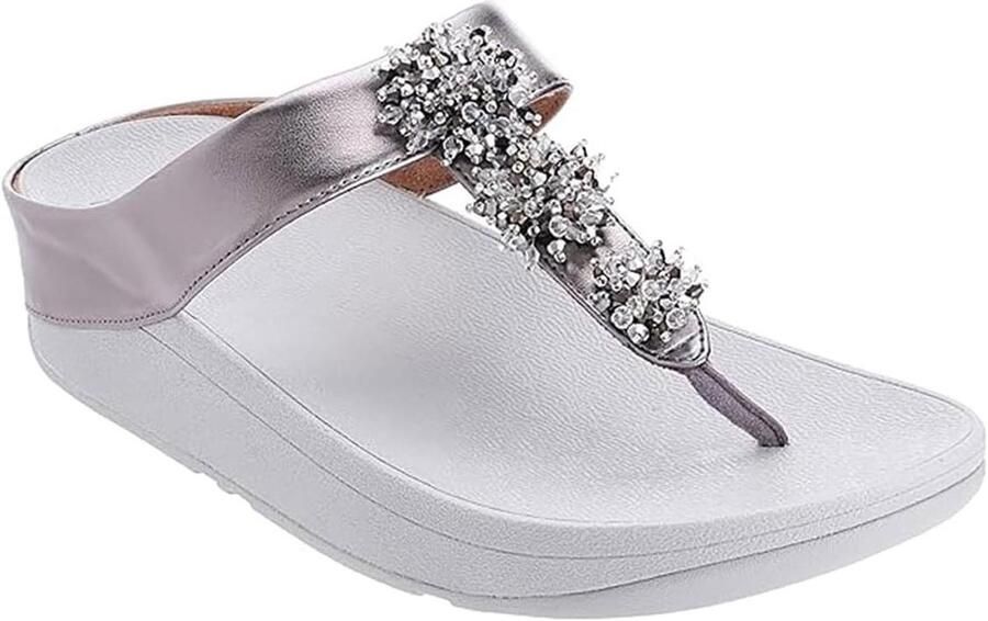 Teen Slippers Sandalen Zomerse Uitjes Versierde Band N.v.t. Galaxy Blauw