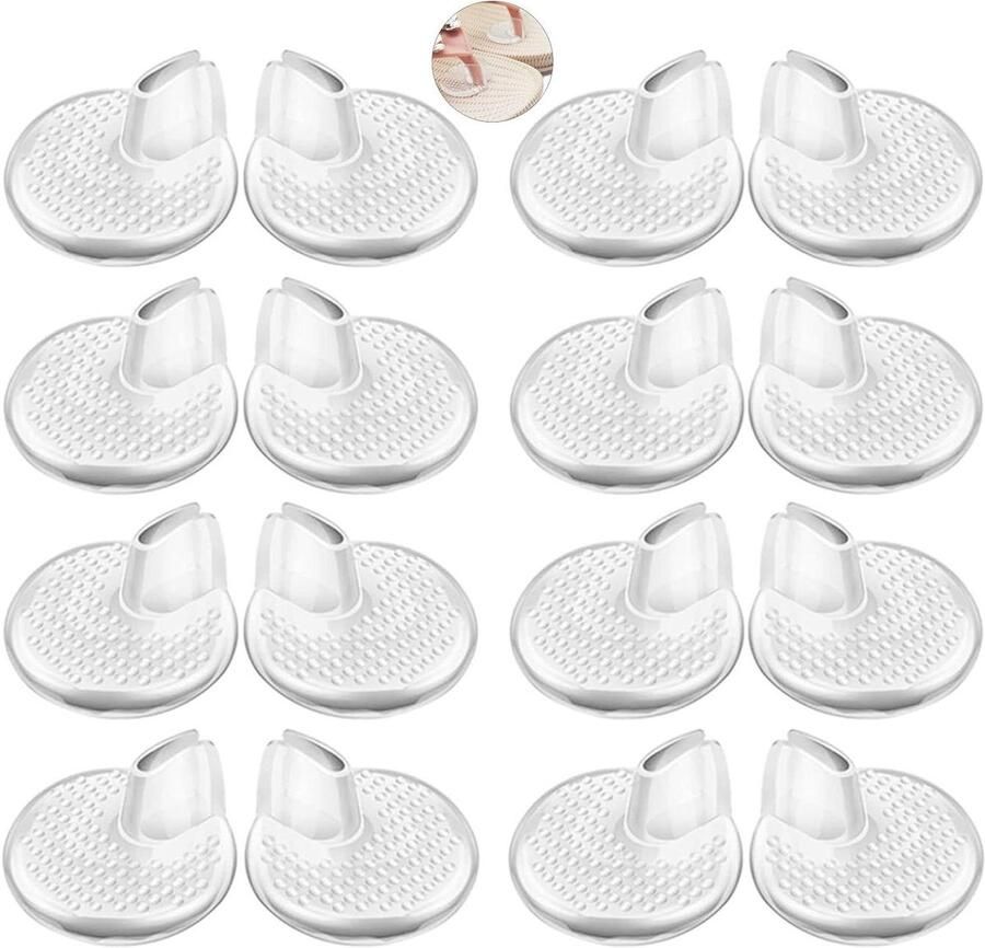 Teenbescherming flip-flops met siliconen kussens Comfortabele teenslippers voor extra bescherming Zomerse schoenen met teenkussentjes