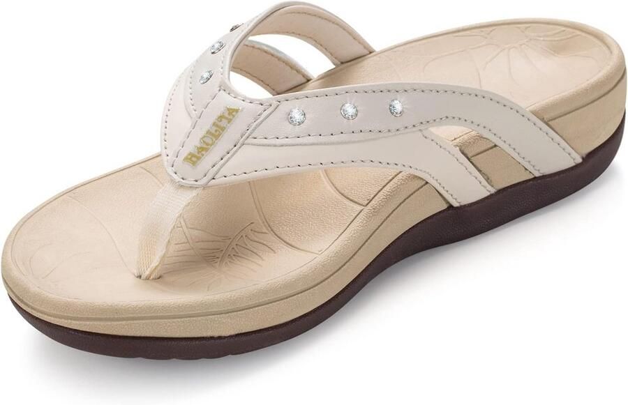 Teenslippers dames dikke zolen antislip comfortabele sloffen voetboogondersteuning zwembad schoenen