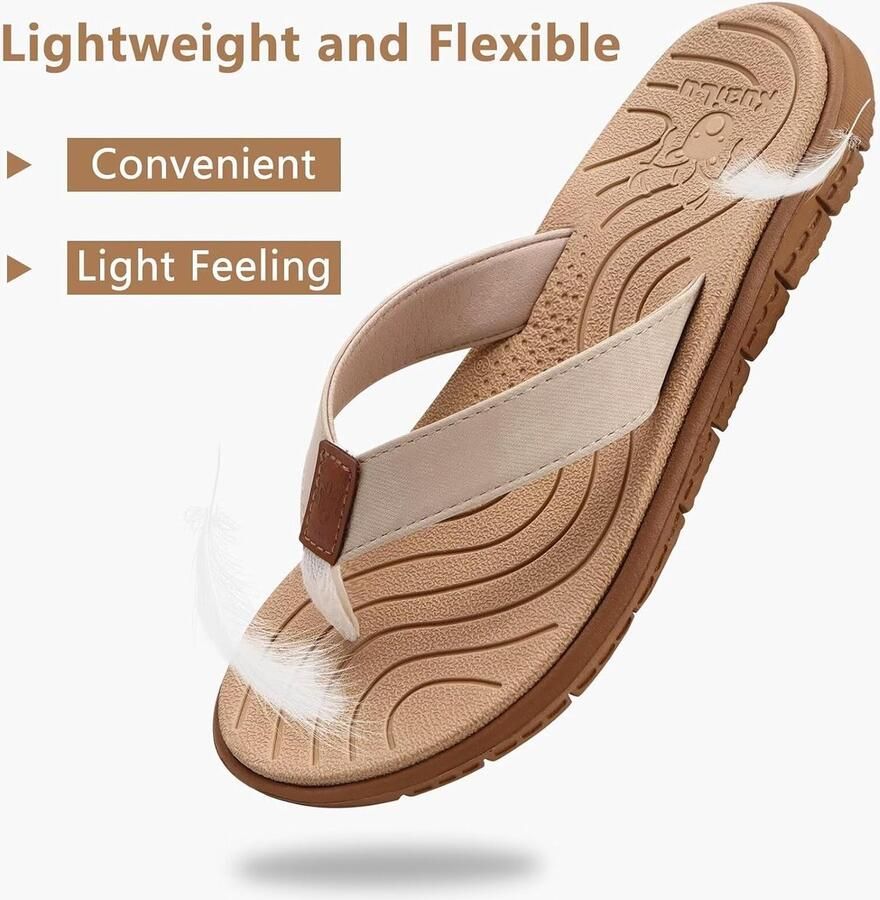 Teenslippers Dames Nubuck Leder Flip Flops voor Vrouwen Zomer Vakantie Strand Modieuze Sandalen Slip Bestendig Yogamat Zwembad Douche Schoenen Comfortabele Wandelschoenen Lichtgewicht Zachte Yogamat Kussen Bloemen Outfits Slip On Indoor Outdoor