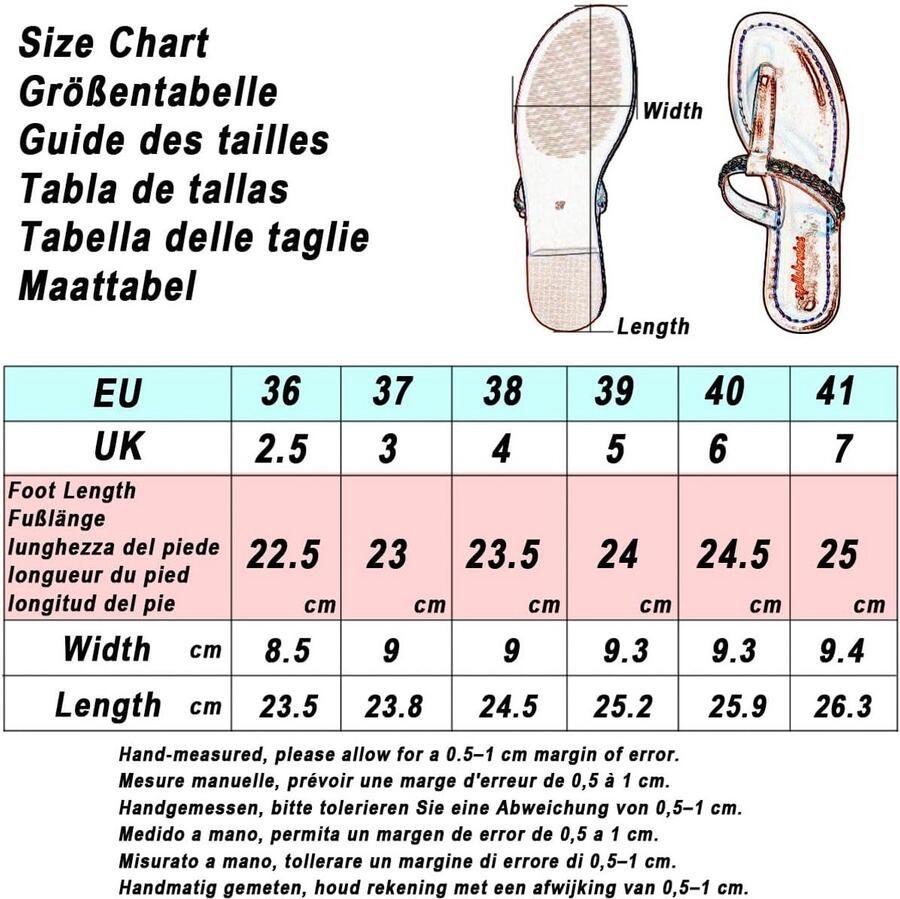 Teenslippers Flip Flops Lichtgewicht Comfortabel Mode Zomer Sandalen voor Strand Stad