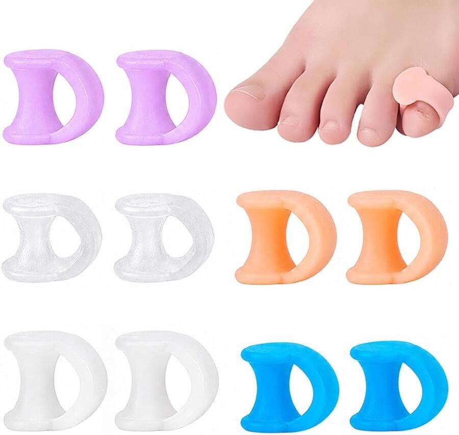 Teenslippers van gel voor de tenen 5 paar