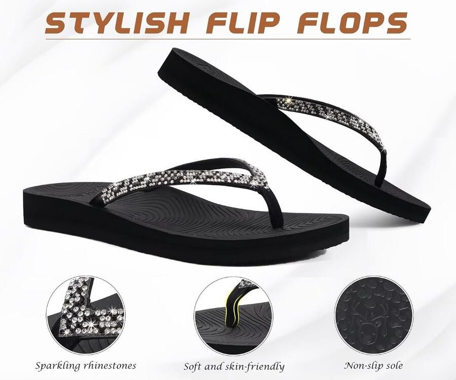 Teenslippers voor dames met comfortabele ondersteuning van de voetboog yogamat kussentandalen modieus zomer strand reizen orthotische wandelen strings sandels instappers