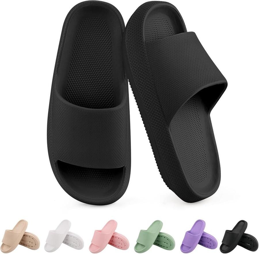 Teenslippers voor met EVA-platform strandschoenen voor ontspanningsschoenen voor antislip ade d en licht