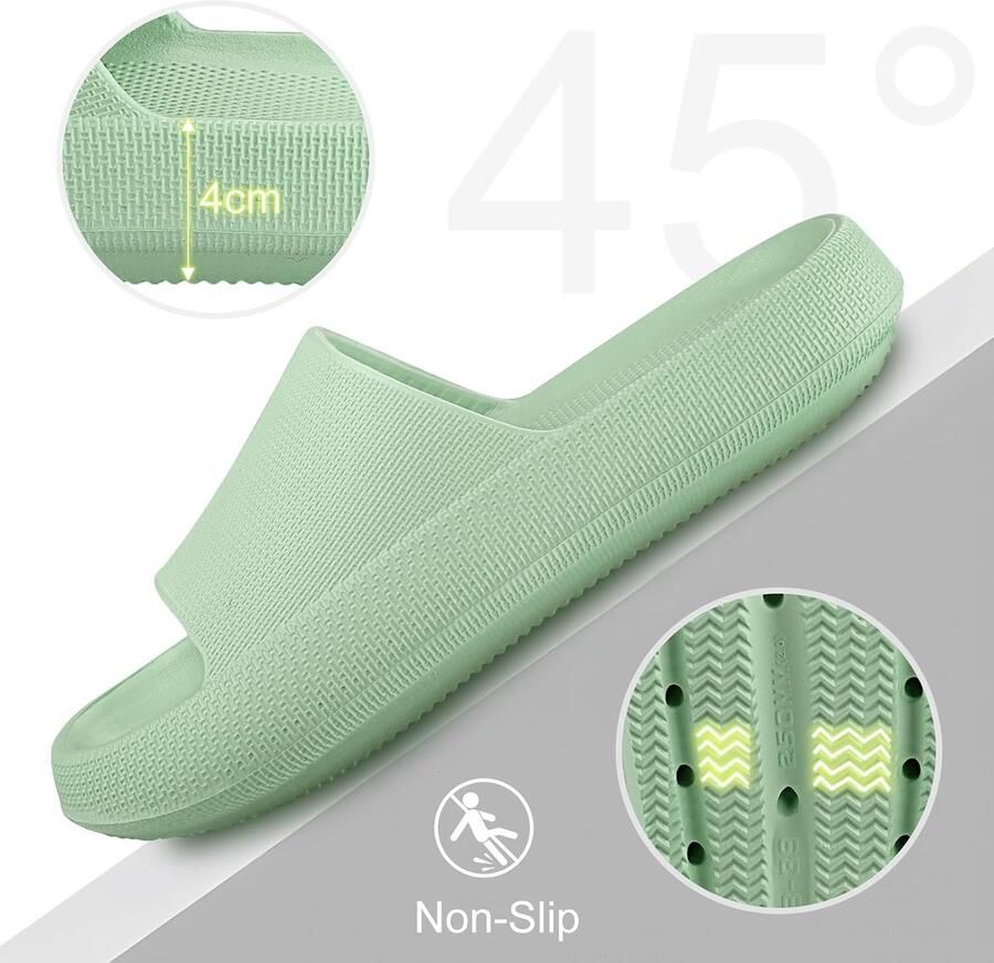 Teenslippers voor met EVA-platform strandschoenen voor ontspanningsschoenen voor antislip ade d en licht