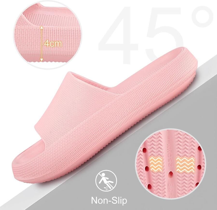 Teenslippers voor met EVA-platform strandschoenen voor ontspanningsschoenen voor antislip ade d en licht