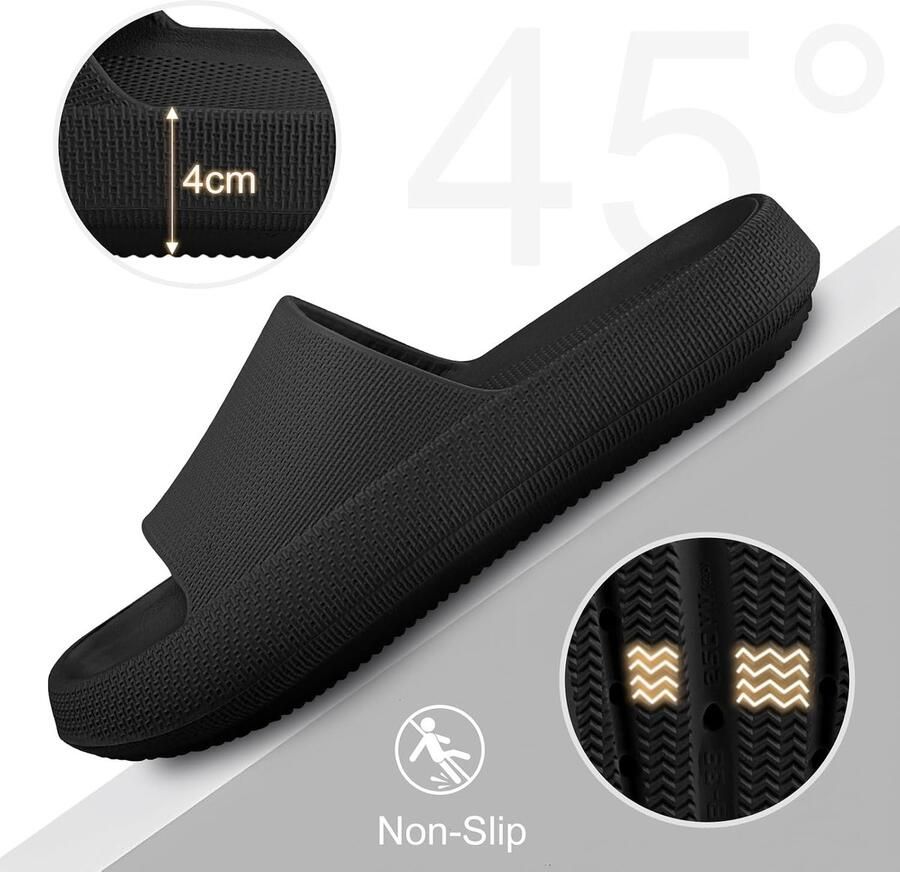 Teenslippers voor met EVA-platform strandschoenen voor ontspanningsschoenen voor antislip ade d en licht