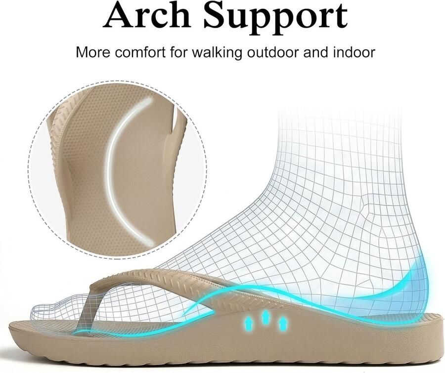 Teenslippers voor dames modieus orthopedisch zomer comfortabel flip flop strand zwembad antislip sandalen