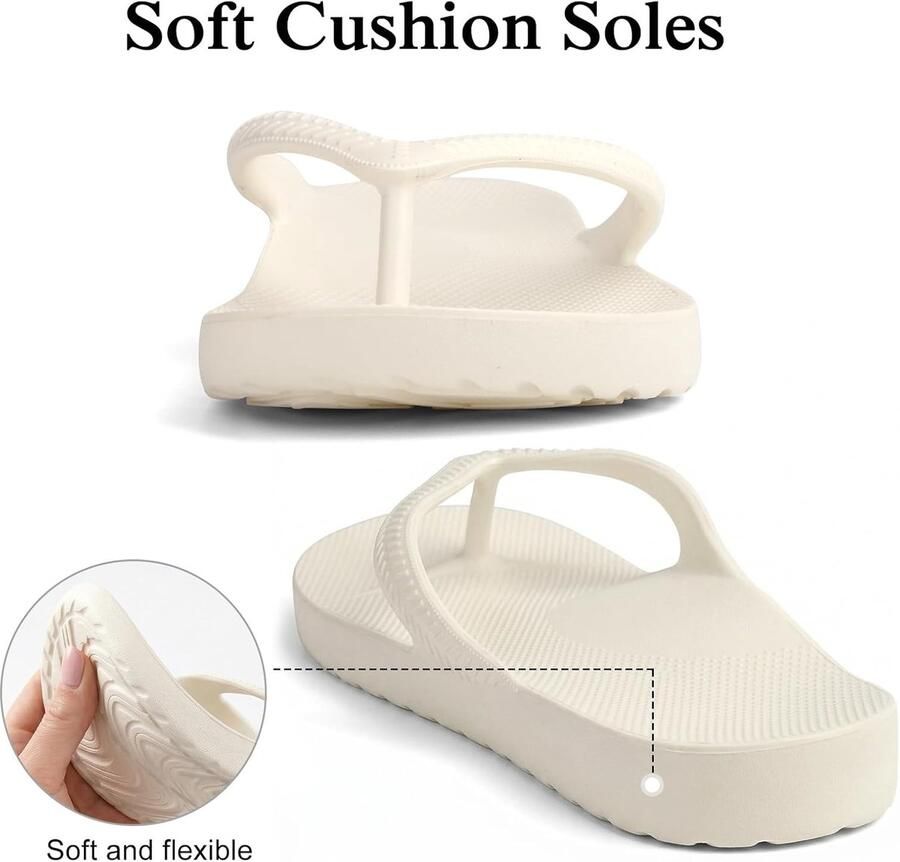 Teenslippers voor dames zomer orthopedisch modieus strand zwembad comfortabel antislip slippers