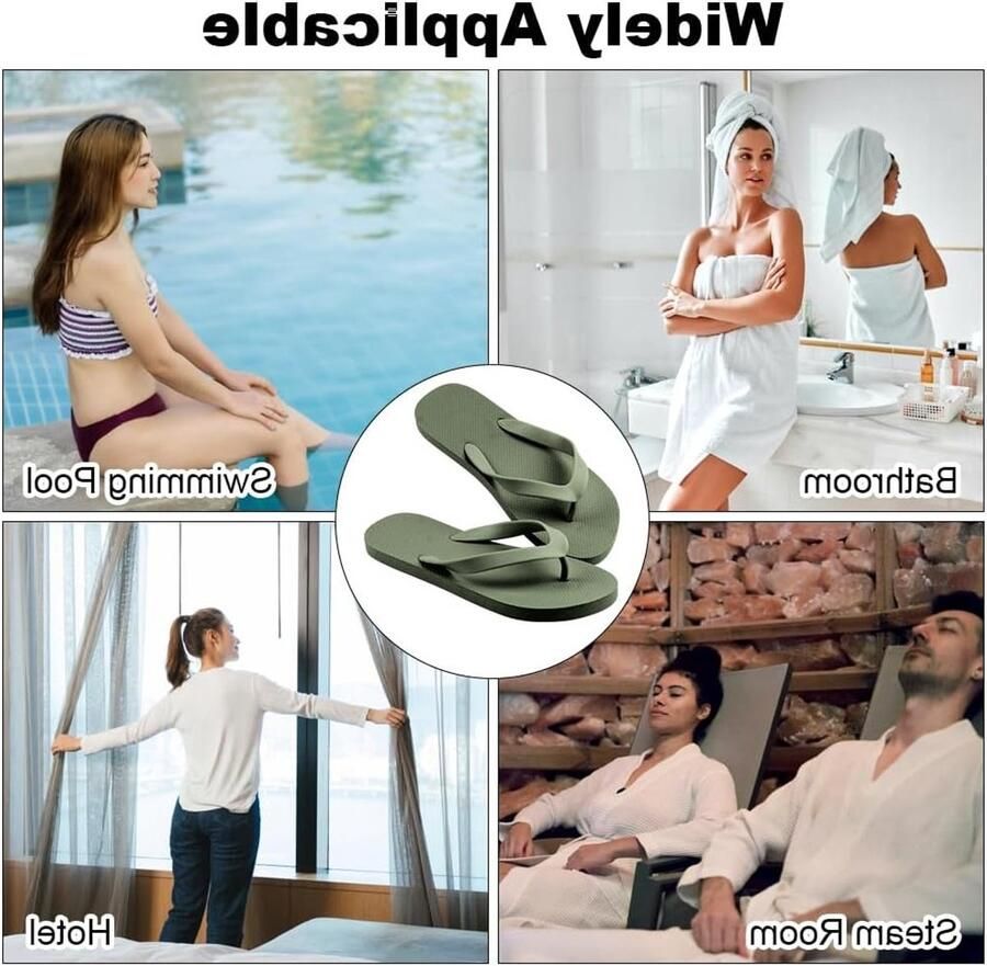 Unisex Flip Flops voor en Comfortabele Strand Sandalen met Antislip Perfect voor Yoga en Vrije Tijd