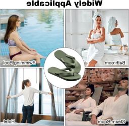 Unisex Flip Flops voor en Comfortabele Strand Sandalen met Antislip Ideaal voor Yoga en Vrije Tijd