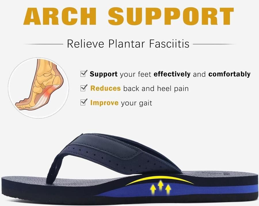 Flip flops voor mannen 44 zachte leer comfortabele slippers ideaal voor de zomer ShopVlot