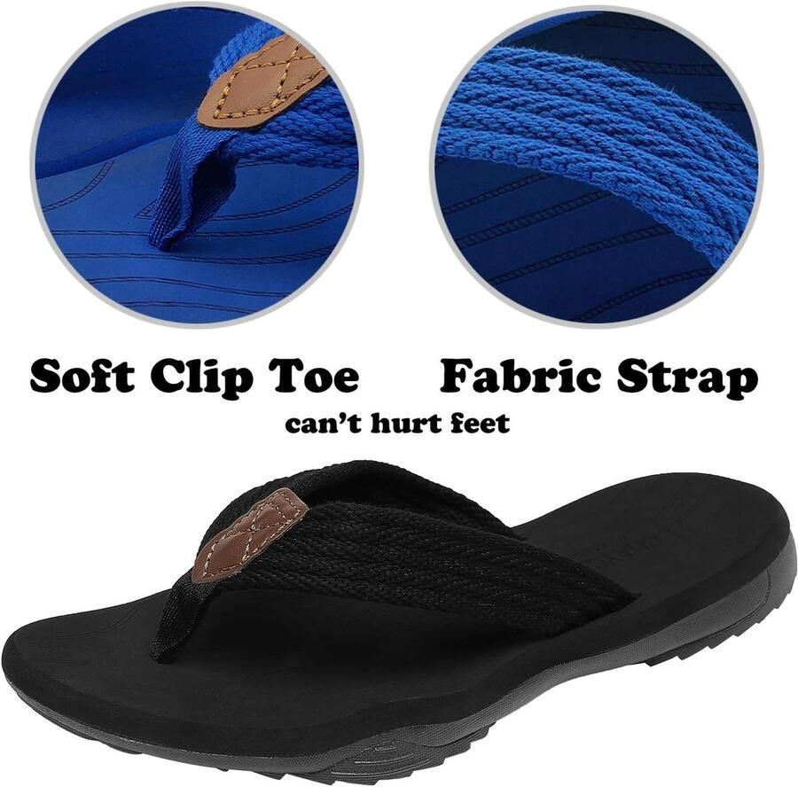 Teenslippers voor heren zachte teenslippers outdoor sport strand sandalen antislip zwembadslippers