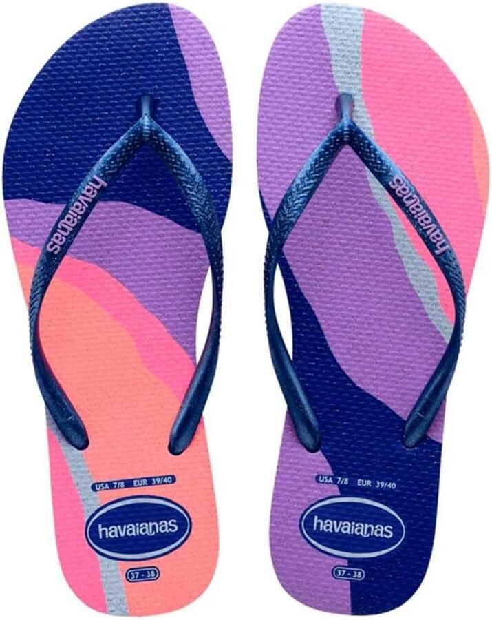 Teenslippers voor Meisjes Slim Palette Flow Marineblauw