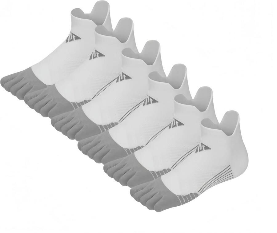 Teensokken Heren Sneakersokken Sport Hardlopen Ademend Antischuur 6 Paar